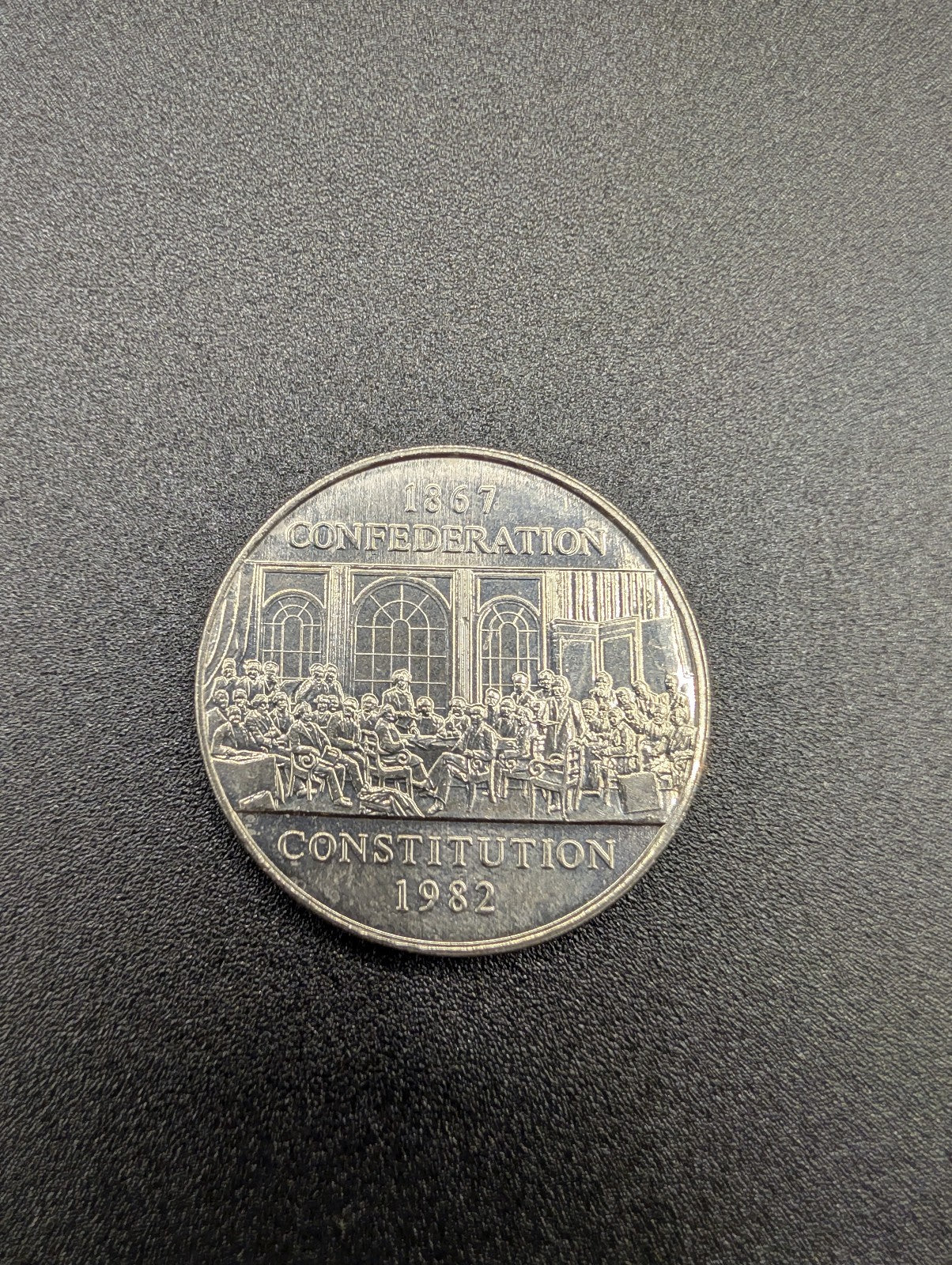 1982 Canada 1 One Dollar 115th Anniversary of Confederation Constitution POS Nerds