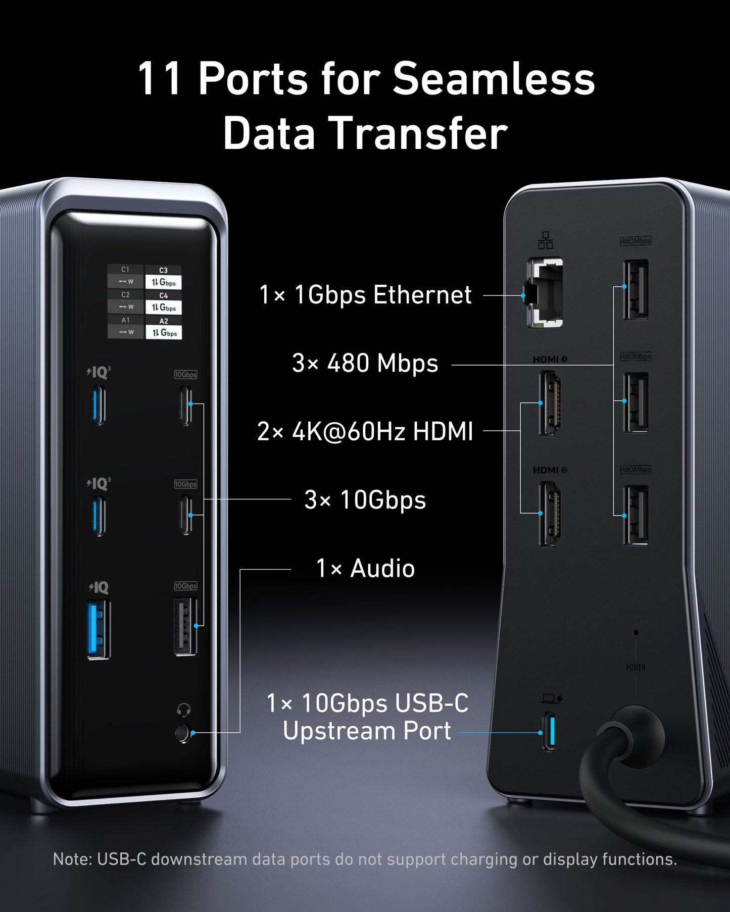Anker Prime Charging Docking Station (14-in-1, Dual Display, 160W) Anker