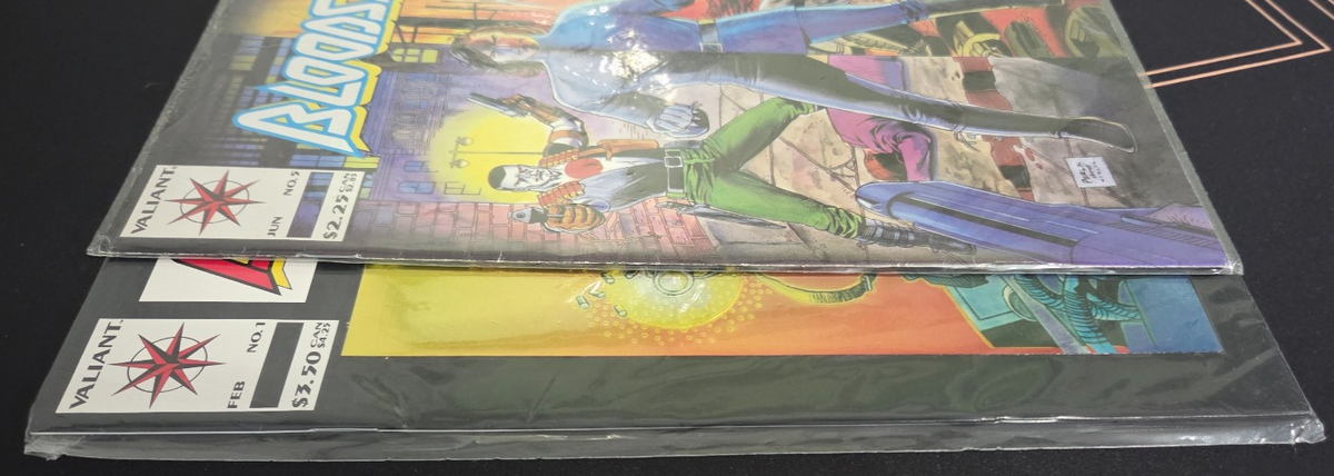 Lot of 2 Bloodshot Valiant Comic Books POS Nerds