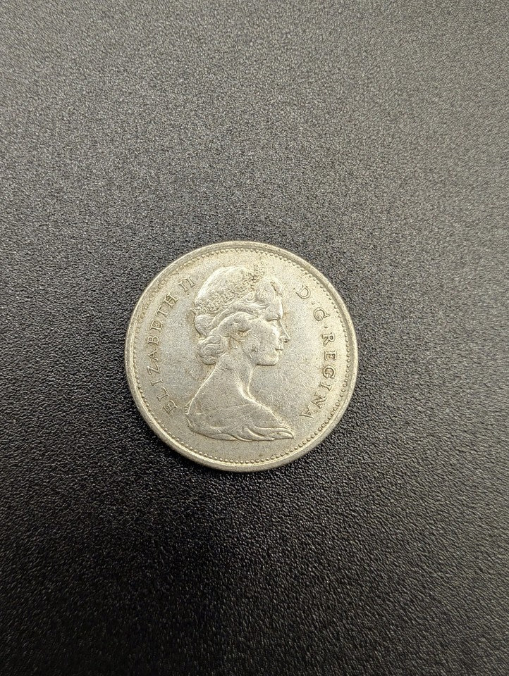 1967 100th Anniversary Of Canada  25 Cents Silver Coin POS Nerds
