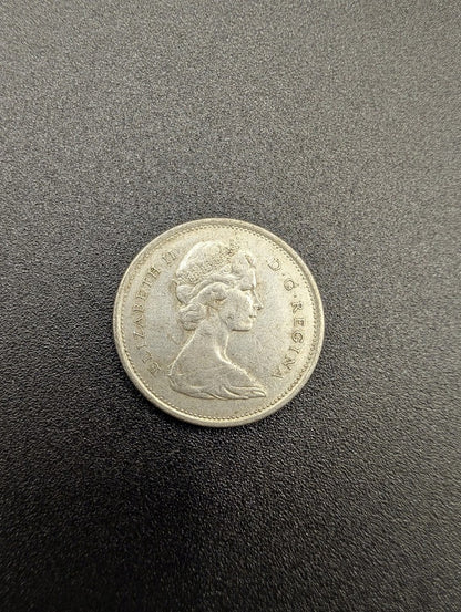 1967 100th Anniversary Of Canada  25 Cents Silver Coin POS Nerds