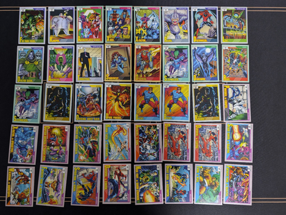 1991 Impel Marvel Universe Trading Card Lot- Series 2 POS Nerds