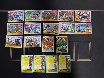 1991 Impel Marvel Universe Trading Card Lot- Series 2 POS Nerds