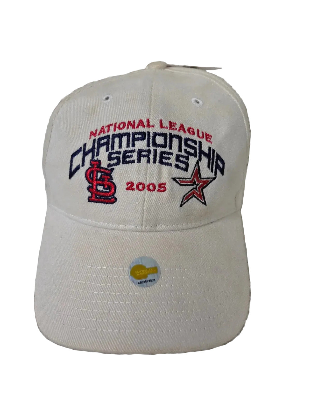 NEW ~ 2005 NLC Series Hat ~ St. Louis Cardinals vs. Houston Astros POS Nerds