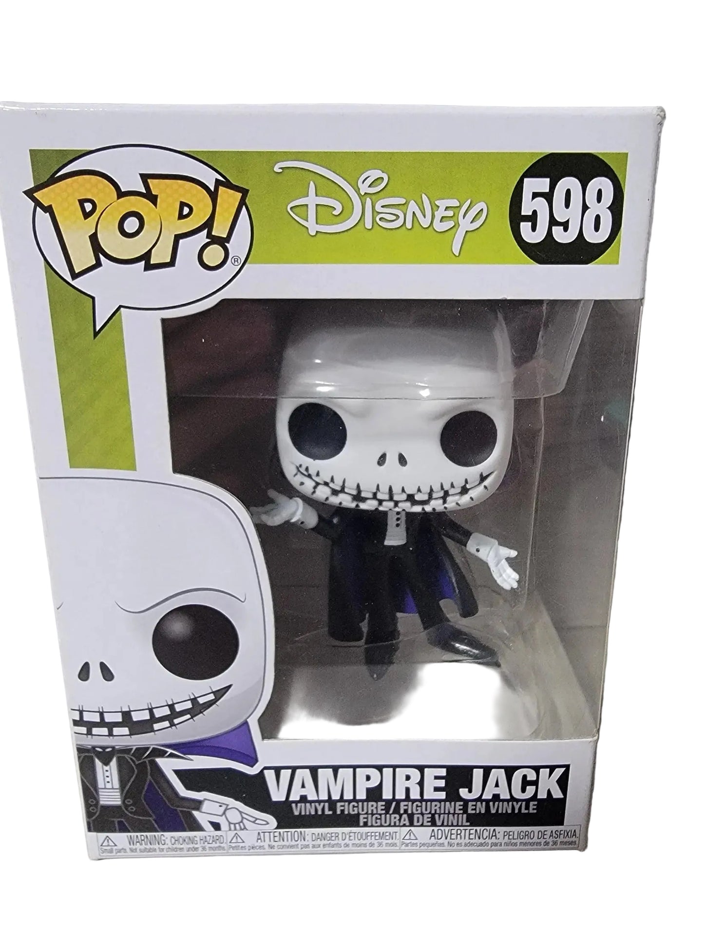 Funko Pop! Vinyl: Disney - Vampire Jack - Hot Topic Exclusive #598 POS Nerds