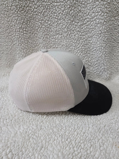 Columbia PFG Fish Flag Mesh Flex Hat - Gray/Black ~ One Size POS Nerds