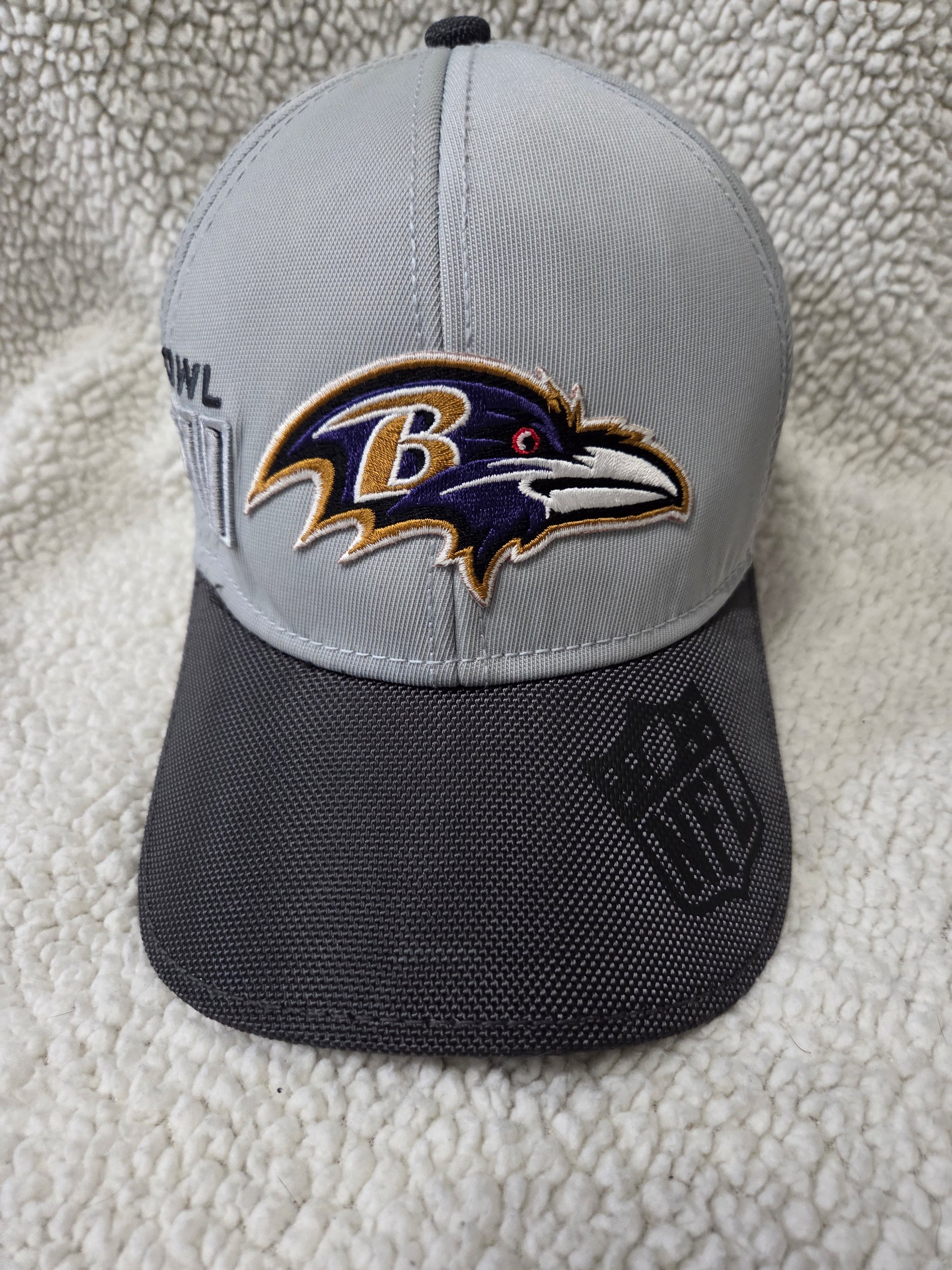 New Era 39THIRTY Baltimore Ravens Super Bowl XLVII Champions Flex Hat - Size M/L POS Nerds