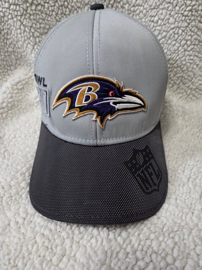 New Era 39THIRTY Baltimore Ravens Super Bowl XLVII Champions Flex Hat - Size M/L POS Nerds