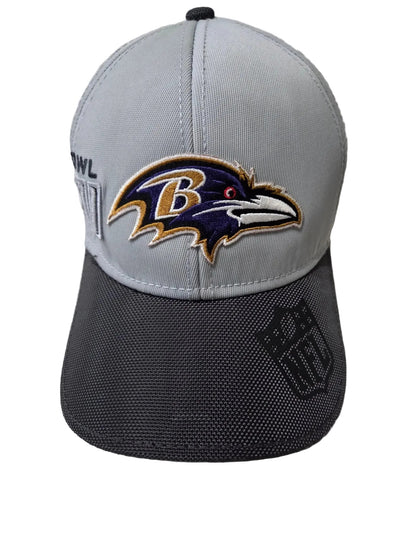 New Era NFL Baltimore Ravens Super Bowl XLVII Hat Stretch Fit ~ Small- Medium POS Nerds