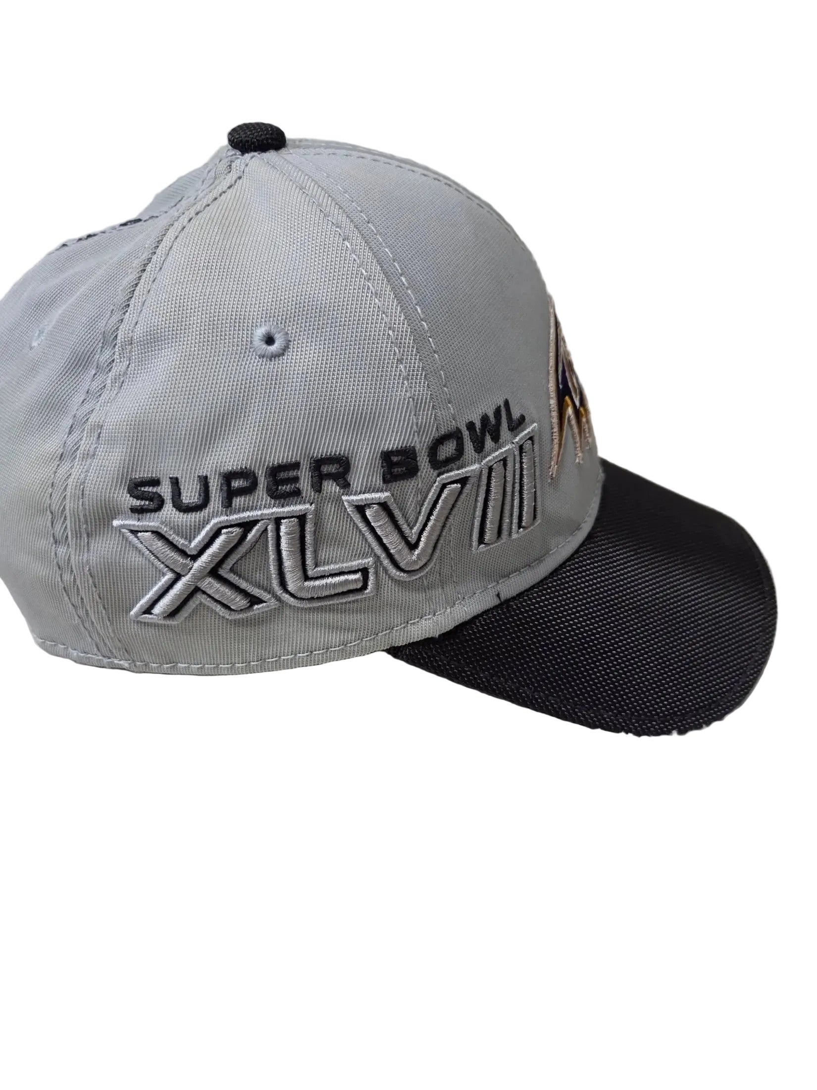 New Era NFL Baltimore Ravens Super Bowl XLVII Hat Stretch Fit ~ Small- Medium POS Nerds