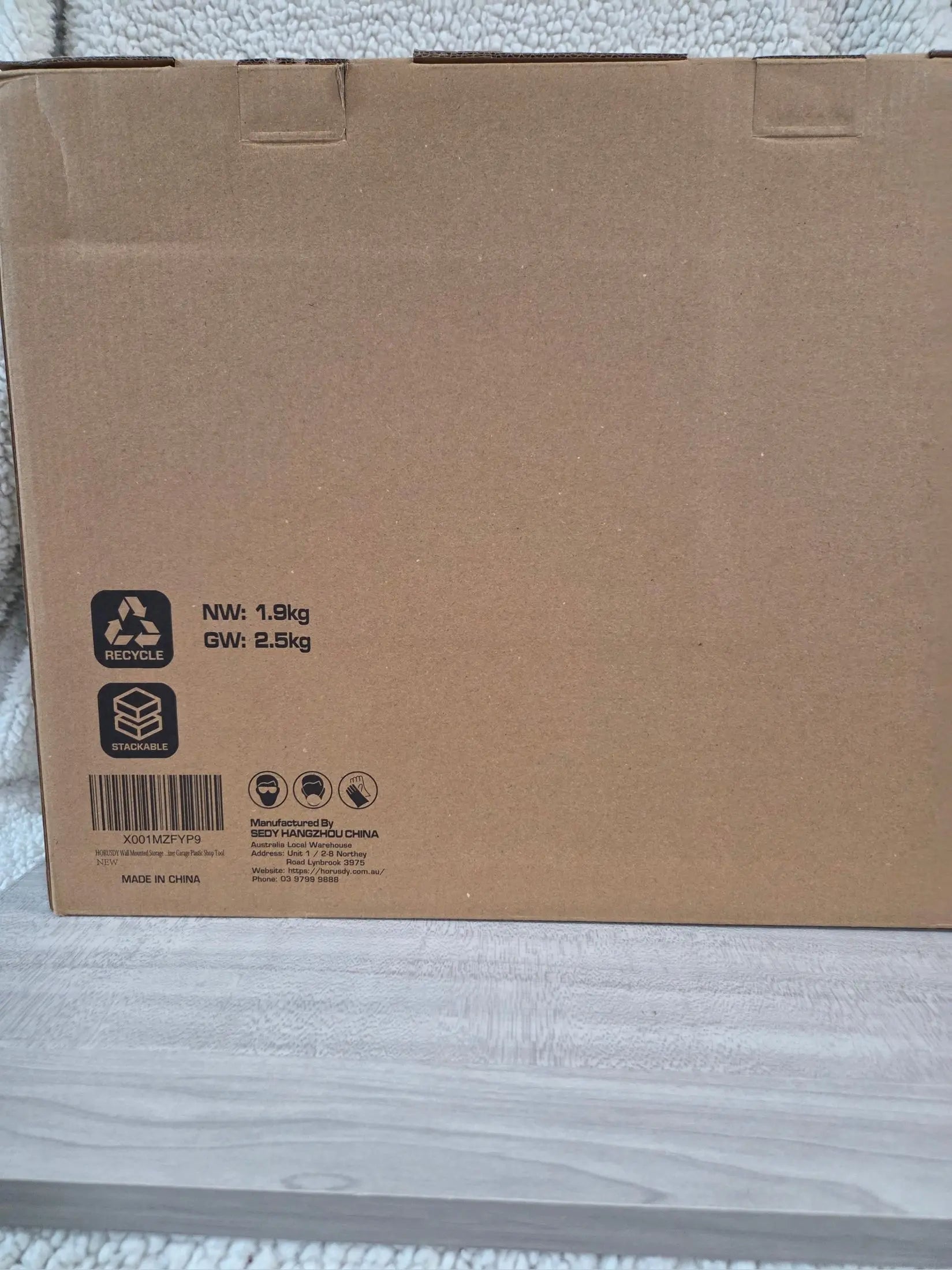 BRAND NEW~ Horusdy 30 Bin Parts Rack~ Wall Mounted POS Nerds