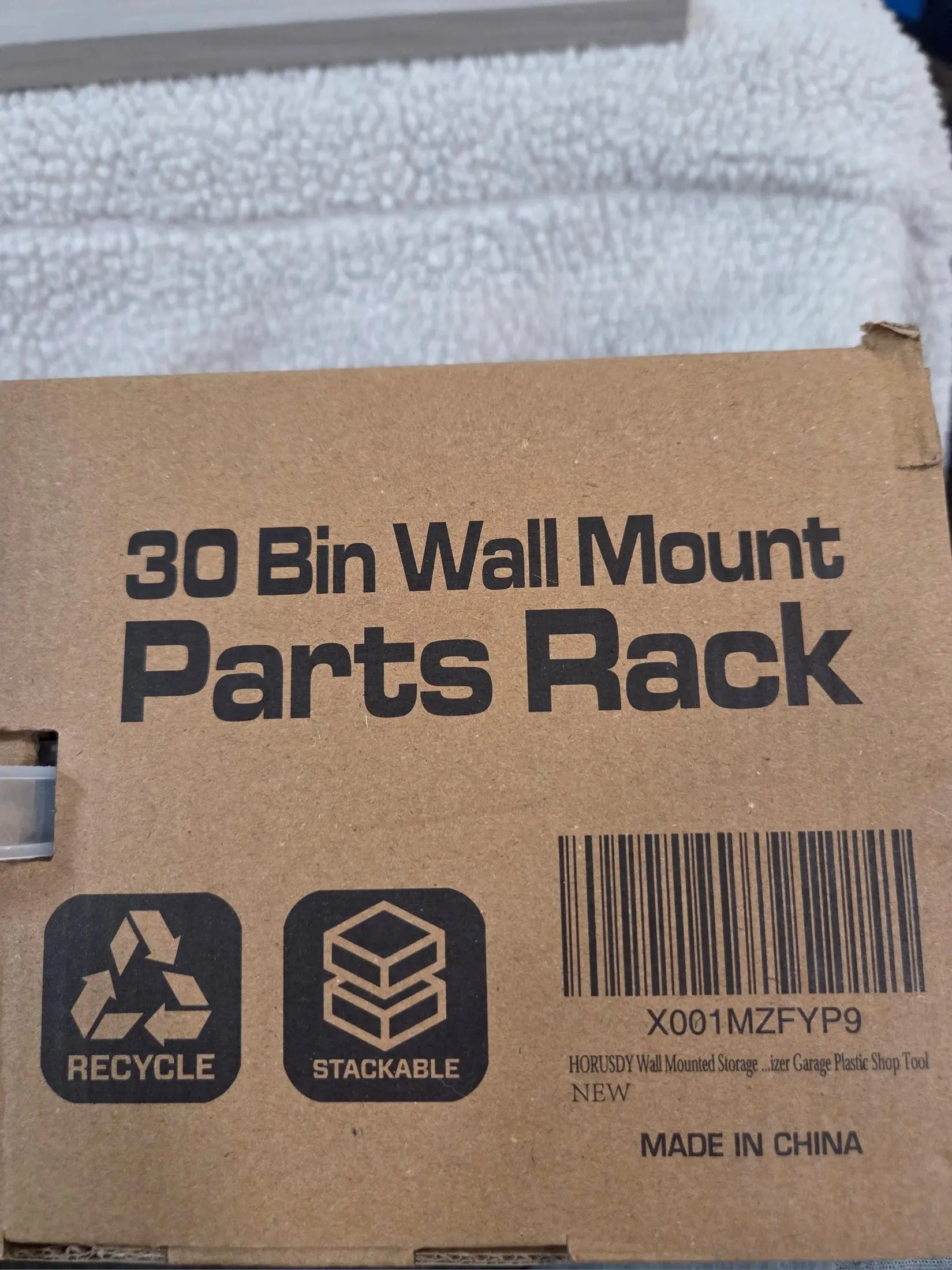BRAND NEW~ Horusdy 30 Bin Parts Rack~ Wall Mounted POS Nerds