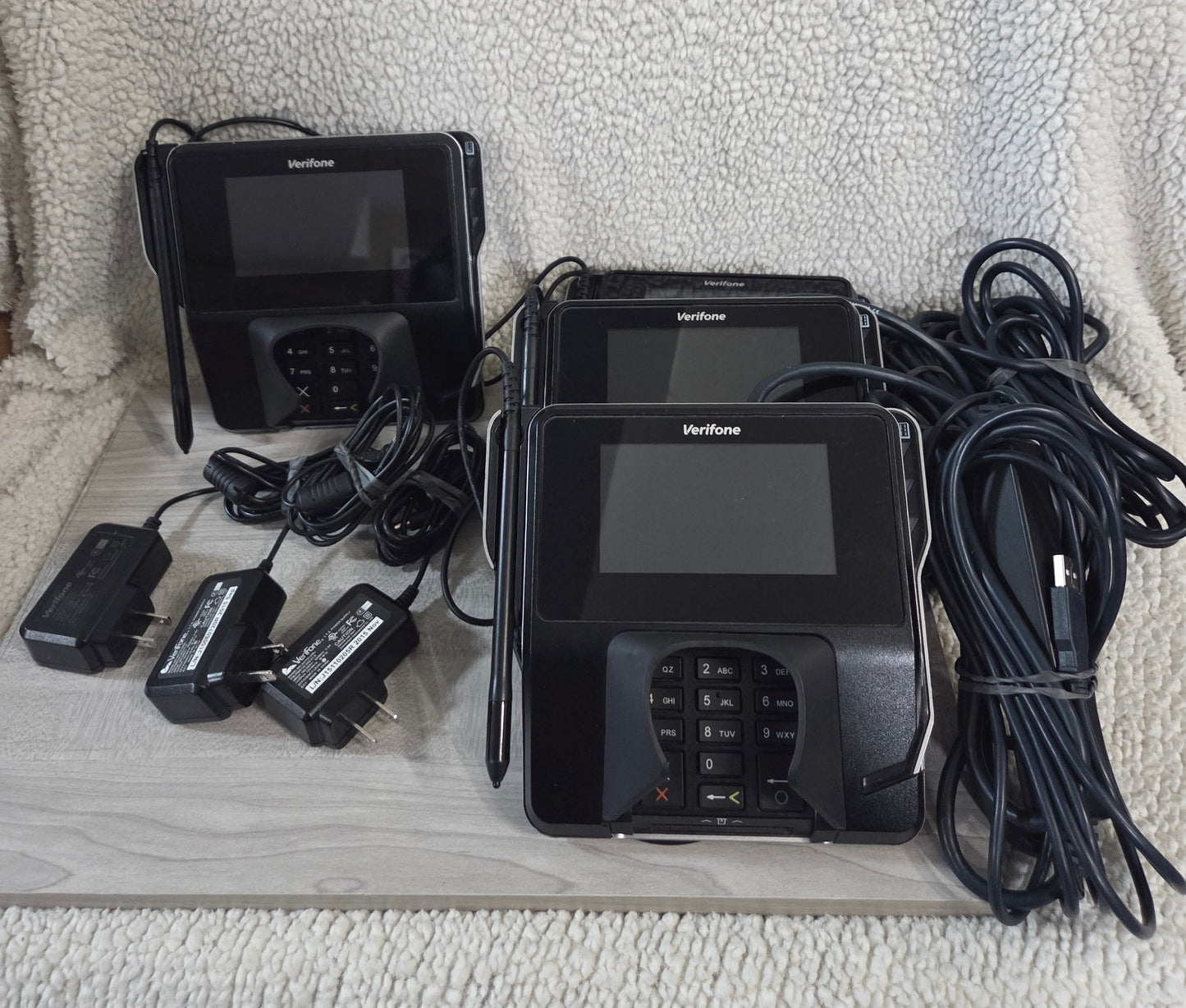 LOT OF 4 ~ VeriFone MX 915 Credit Card Pinpad Payment Terminal ~ M177-409-01-R POS Nerds