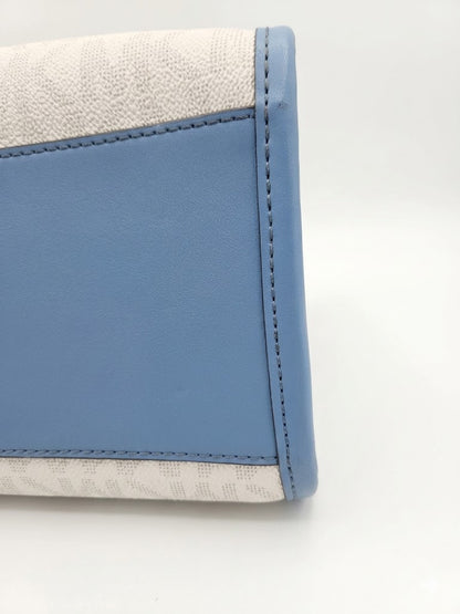 MICHAEL KORS Logo Maple Large NS Tote French Blue ~ MSRP $398 w/ MK Dust Bag