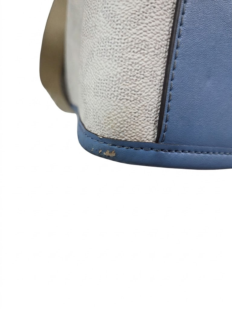 MICHAEL KORS Logo Maple Large NS Tote French Blue ~ MSRP $398 w/ MK Dust Bag