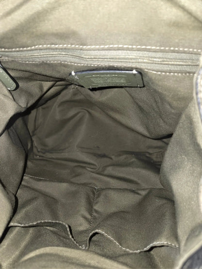 Coach Pennie Pebbled Drawstring Leather Backpack ~ Olive Green POS Nerds