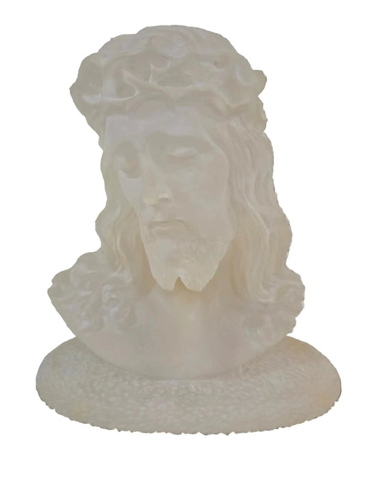 Vintage Frosted Jesus Lamp~ Head with Crown of Thorns POS Nerds
