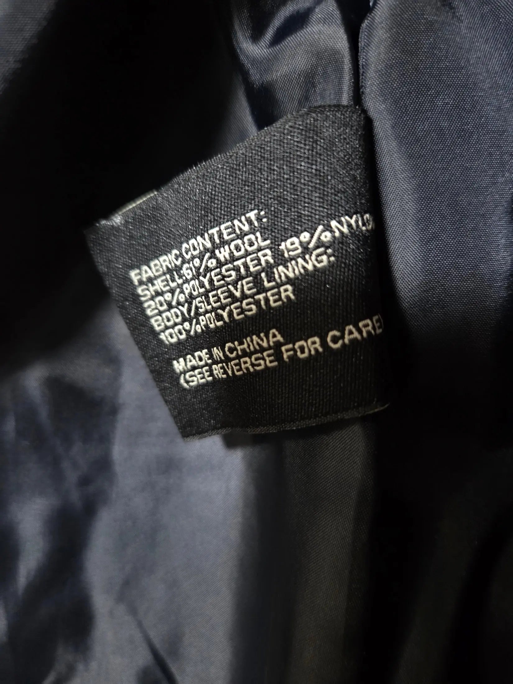 NWT ~ Jos.A.Bank Navy Reserve Double Breasted Wool Winter Peacoat ~ Men's Large POS Nerds