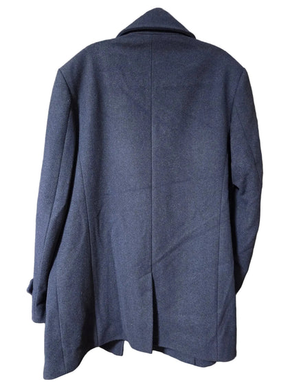 NWT ~ Jos.A.Bank Navy Reserve Double Breasted Wool Winter Peacoat ~ Men's Large POS Nerds