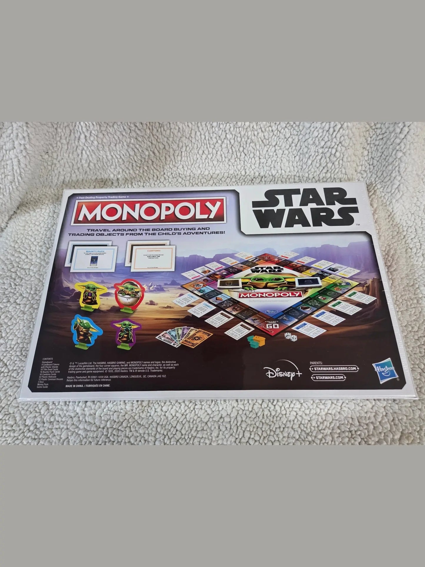 BRAND NEW ~ Hasbro Monopoly Star Wars ~ The Child Edition Board Game POS Nerds