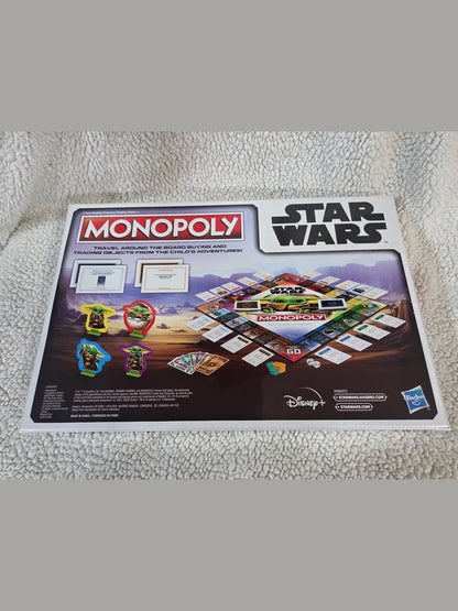 BRAND NEW ~ Hasbro Monopoly Star Wars ~ The Child Edition Board Game POS Nerds