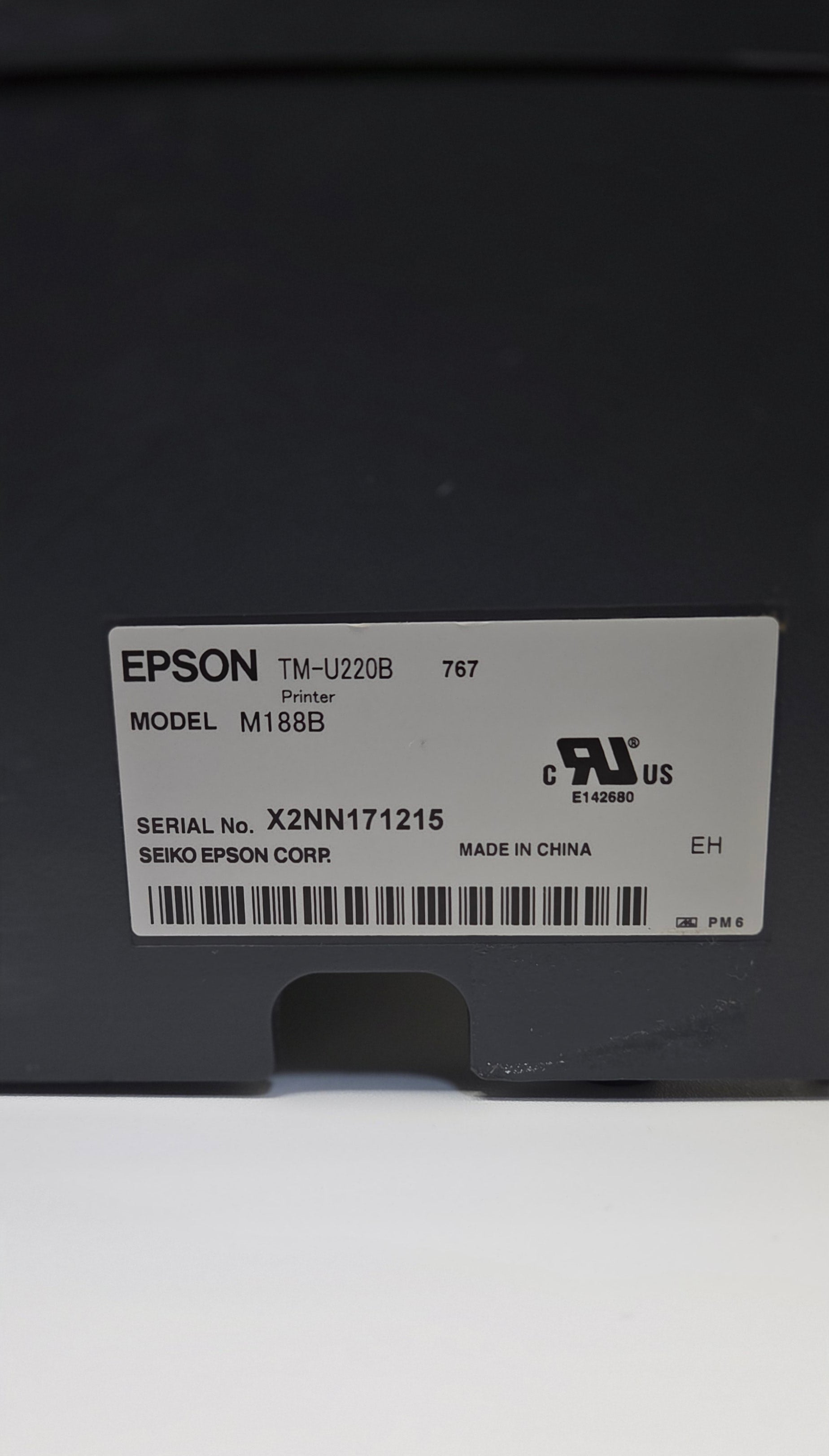 Epson TM-U220B Impact Kitchen Printer (Model # M188B) POS Nerds