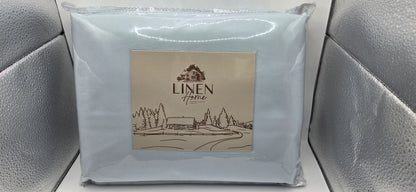 New Linen Home~Queen Size Sheet Set~200 Thread Percale~Blue Duck Egg~100% Cotton POS Nerds