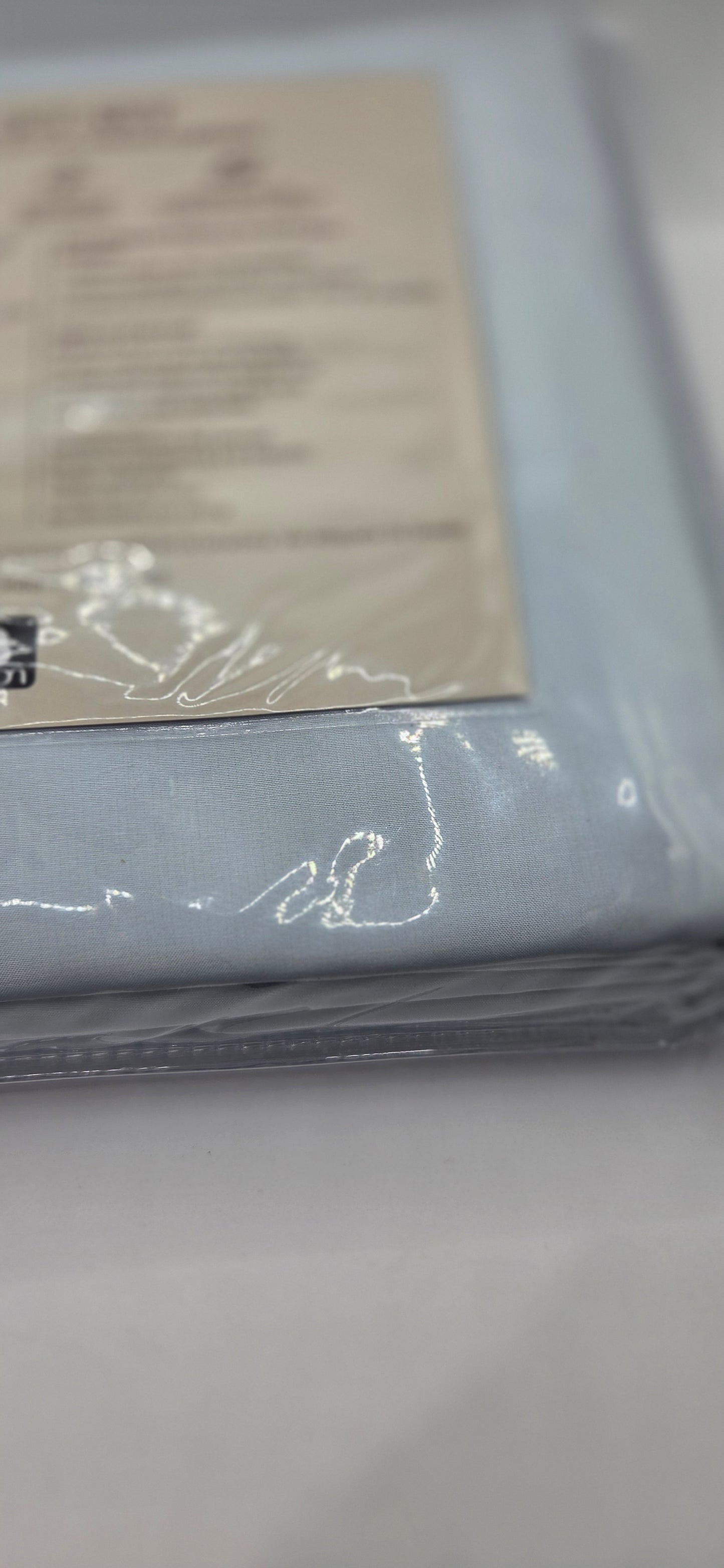 New Linen Home~Queen Size Sheet Set~200 Thread Percale~Blue Duck Egg~100% Cotton POS Nerds