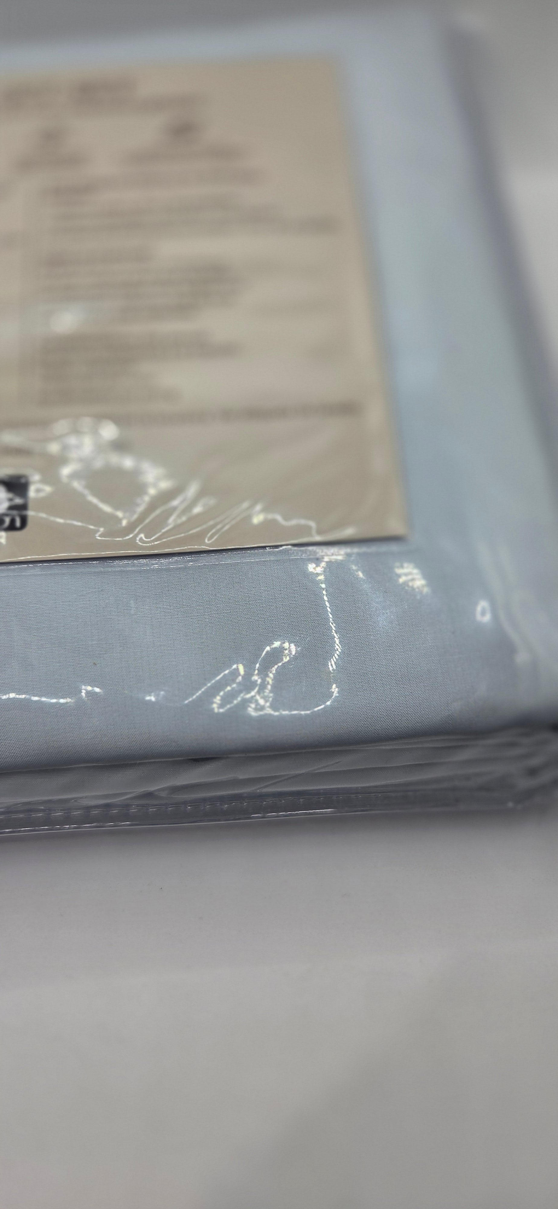 New Linen Home~Queen Size Sheet Set~200 Thread Percale~Blue Duck Egg~100% Cotton POS Nerds