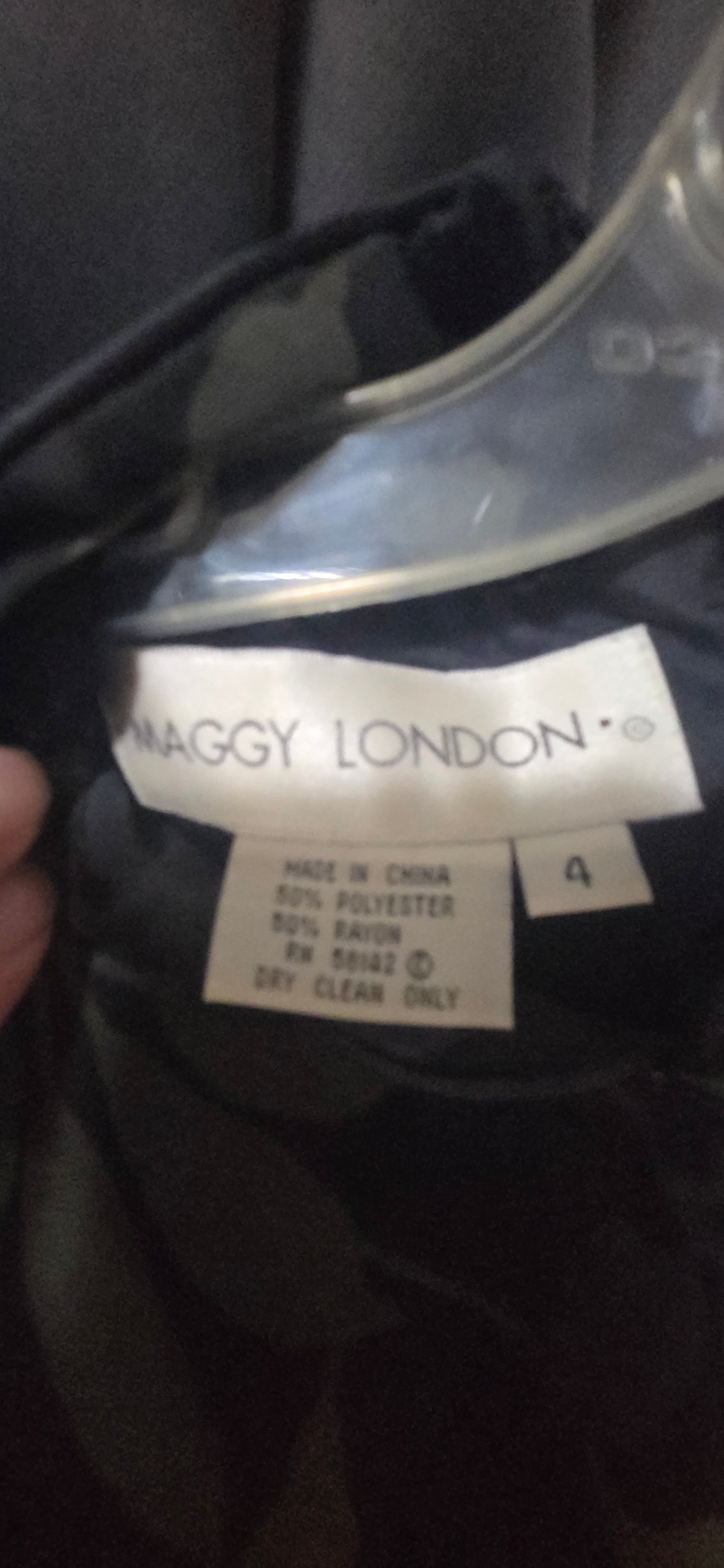 Maggy London Vintage Cheongsam Sheath Dress Mandarin Collar Velvet Flocked Size4 POS Nerds