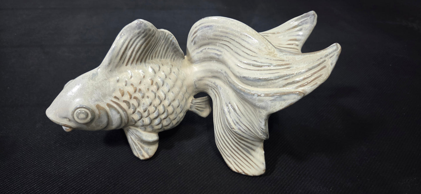 Tozai Home~ Handcrafted Ceramic Feng Shui Koi / Goldfish Figurine Set (Set of 3) POS Nerds