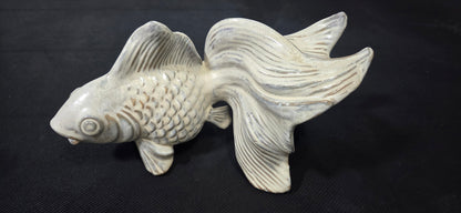 Tozai Home~ Handcrafted Ceramic Feng Shui Koi / Goldfish Figurine Set (Set of 3) POS Nerds