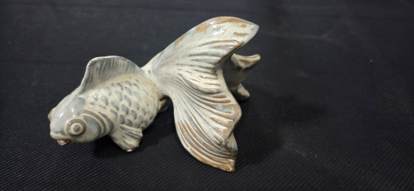 Tozai Home~ Handcrafted Ceramic Feng Shui Koi / Goldfish Figurine Set (Set of 3) POS Nerds