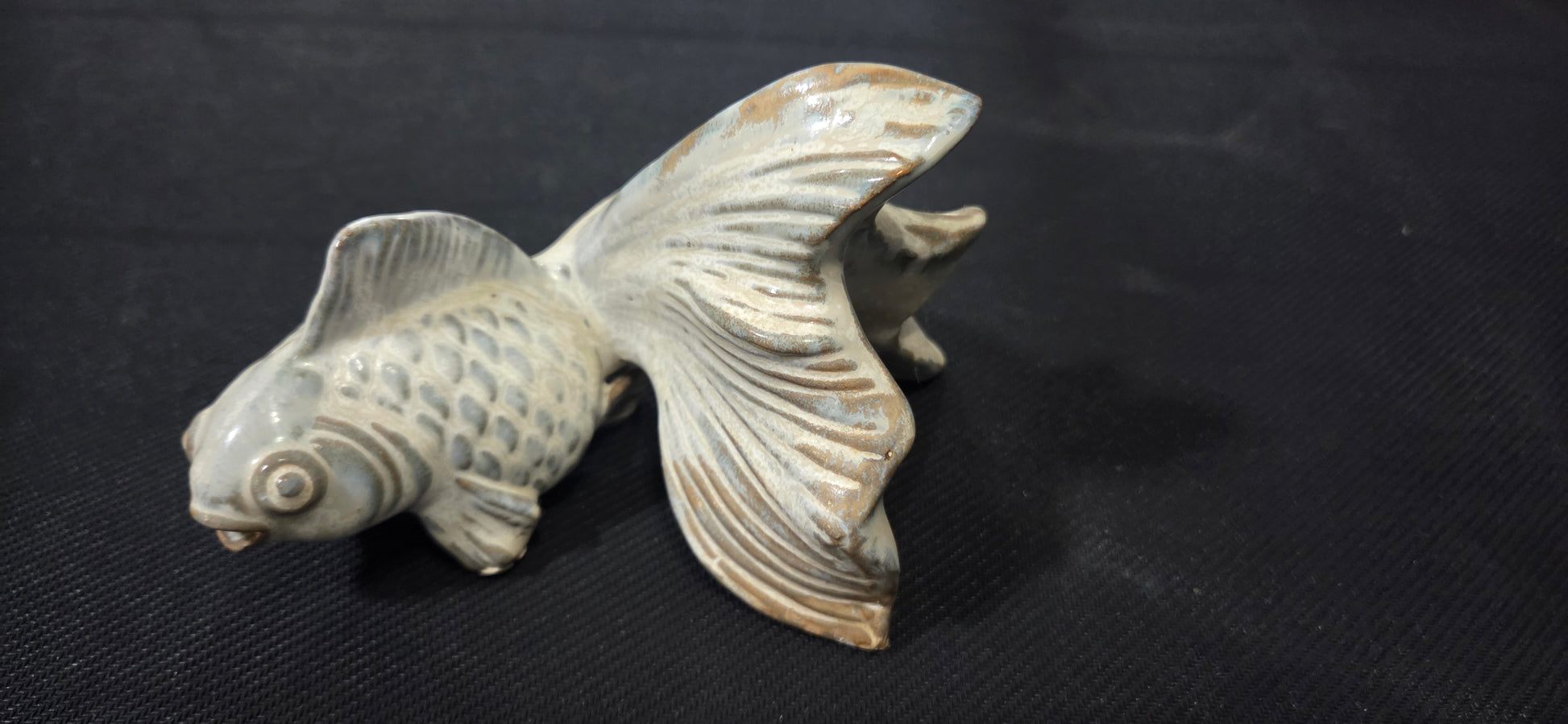 Tozai Home~ Handcrafted Ceramic Feng Shui Koi / Goldfish Figurine Set (Set of 3) POS Nerds