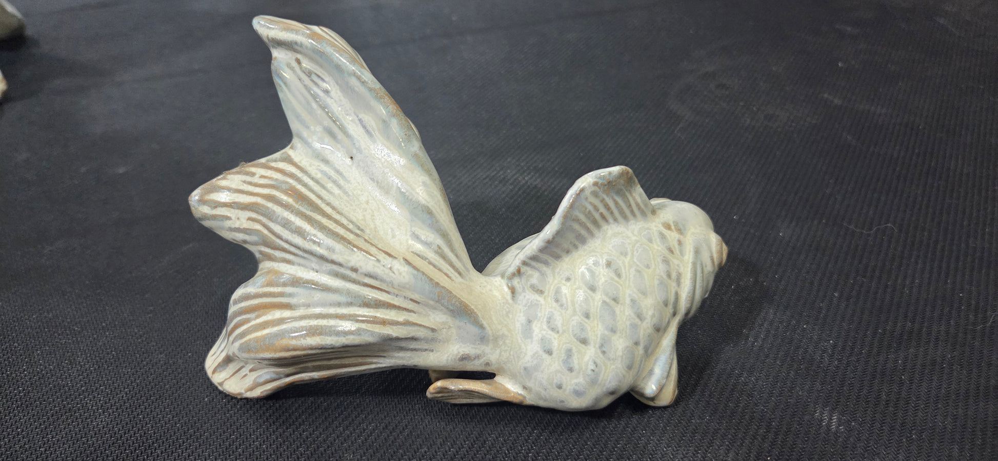 Tozai Home~ Handcrafted Ceramic Feng Shui Koi / Goldfish Figurine Set (Set of 3) POS Nerds