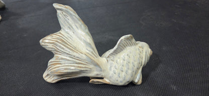 Tozai Home~ Handcrafted Ceramic Feng Shui Koi / Goldfish Figurine Set (Set of 3) POS Nerds