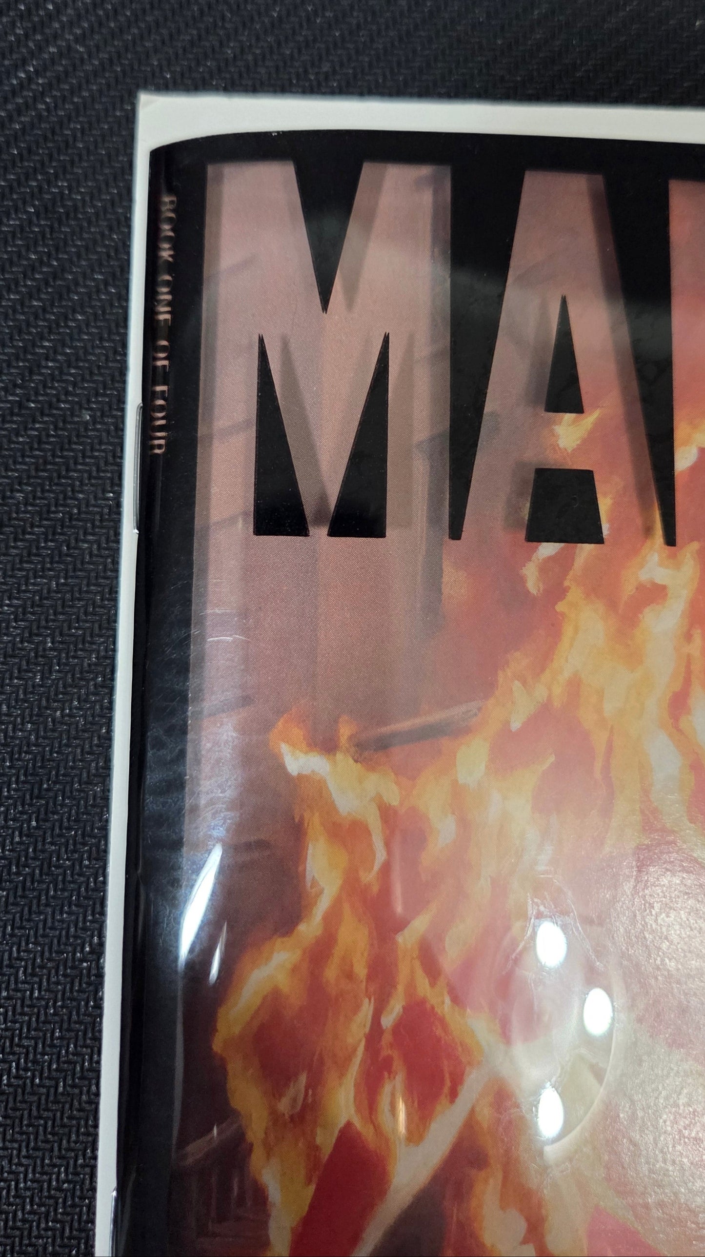 Marvels #1 (1994) Alex Ross Painted Acetate Cover 1st Print Origin Human Torch POS Nerds