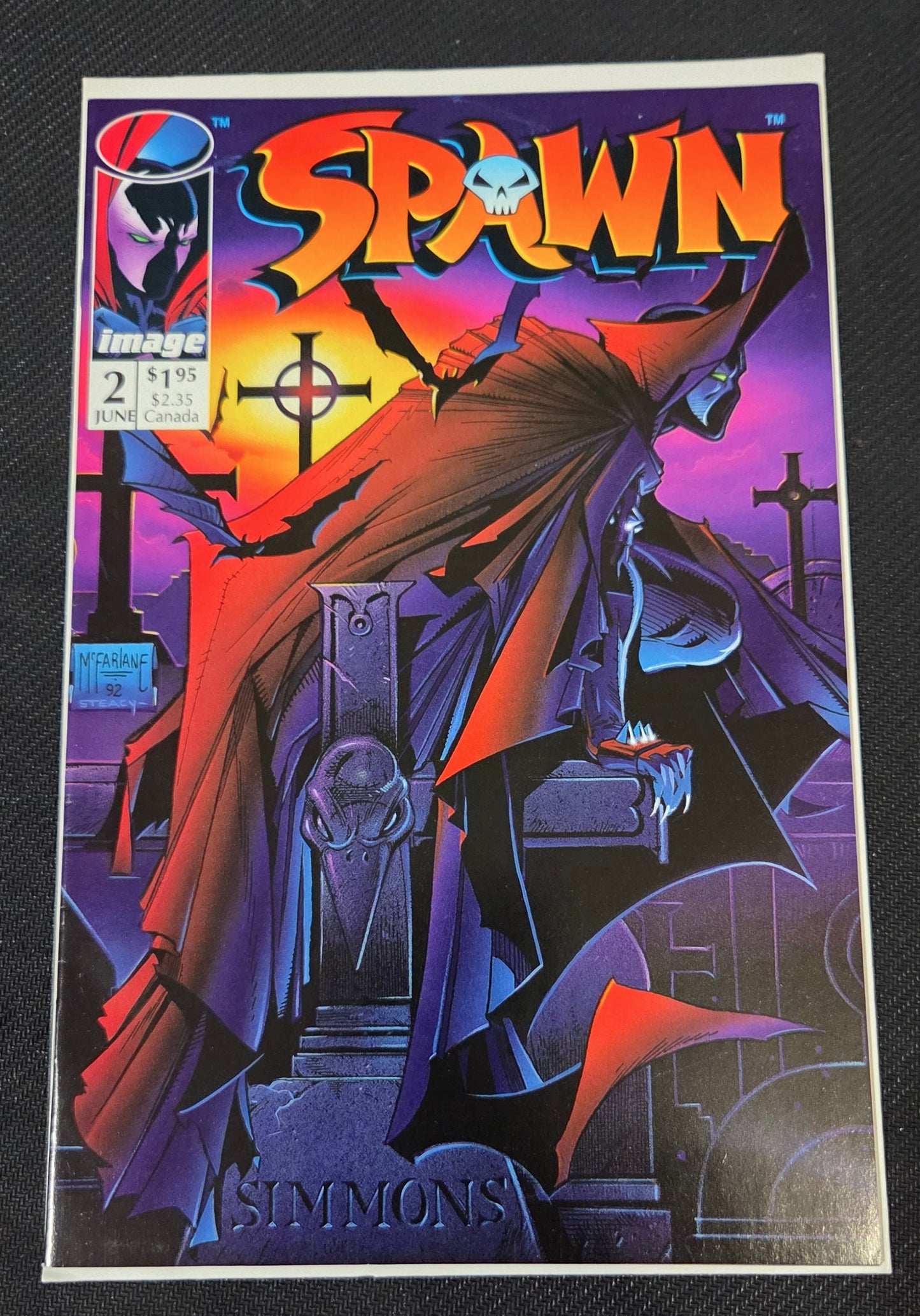 Spawn #2 1st Print (June 1992) Image Comics - Todd McFarlane Art Key Issue POS Nerds