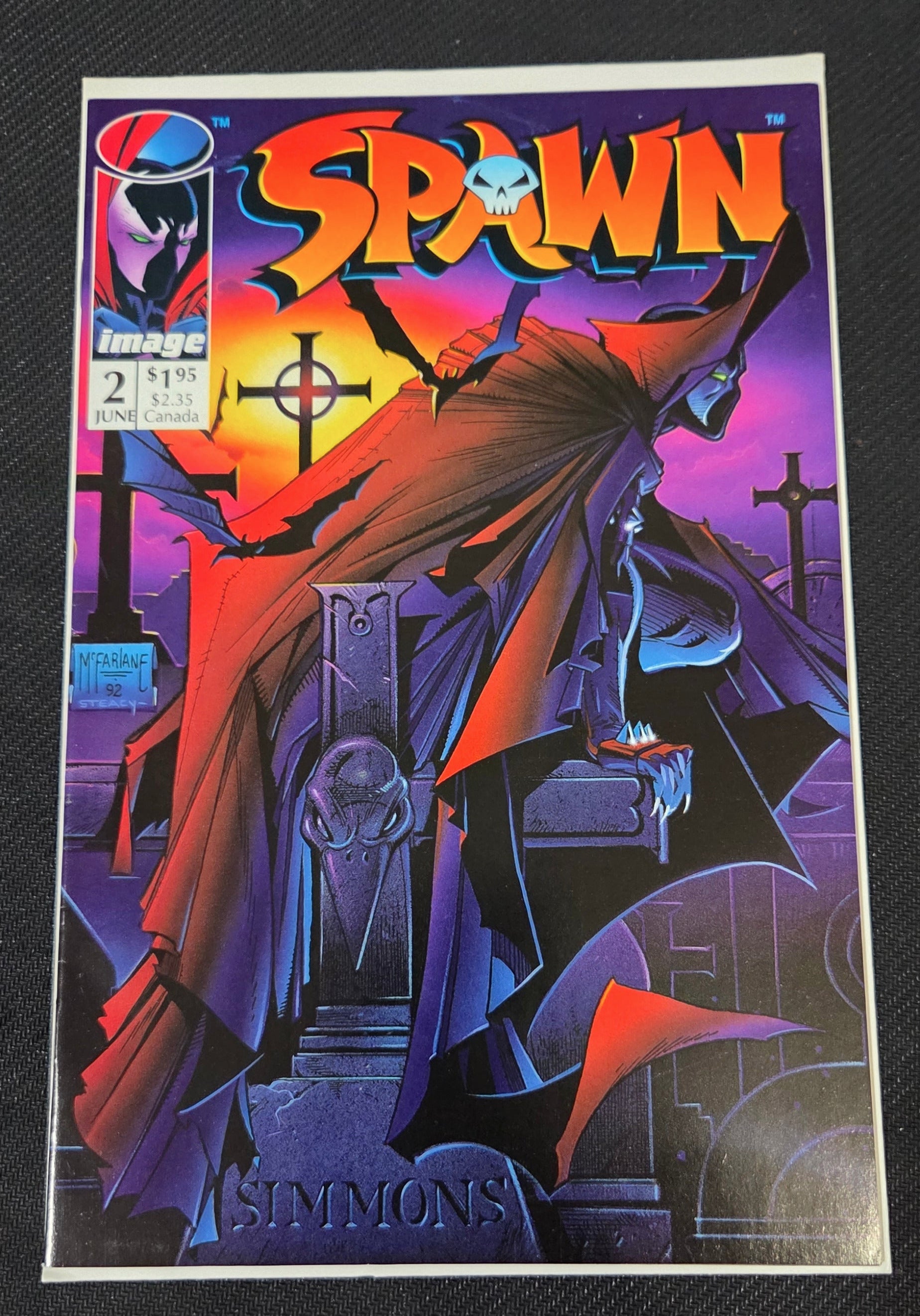 Spawn #2 1st Print (June 1992) Image Comics - Todd McFarlane Art Key Issue POS Nerds