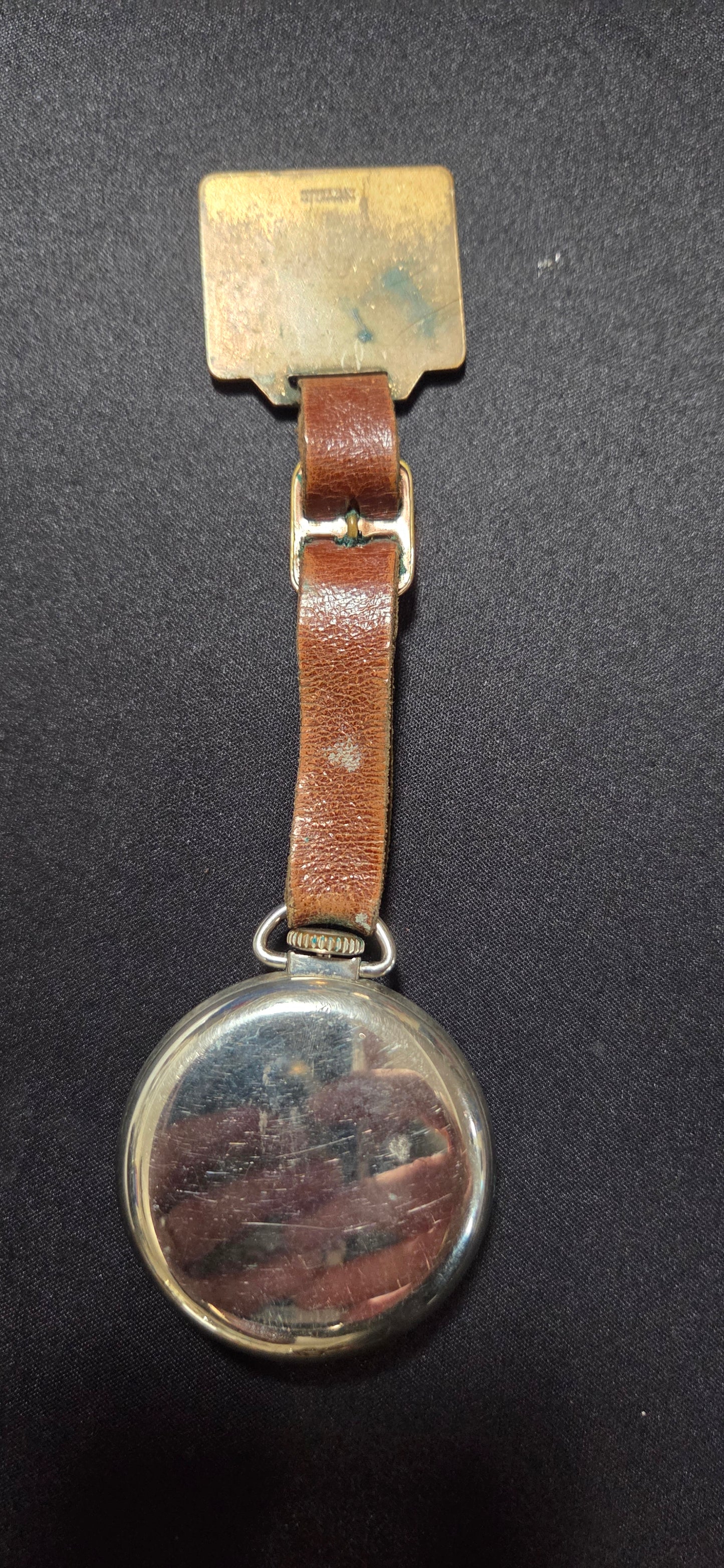 Vintage Canadian Westclox Dax Pocket Watch w/ Link-Belt Speeder Shovel Crane Fob POS Nerds