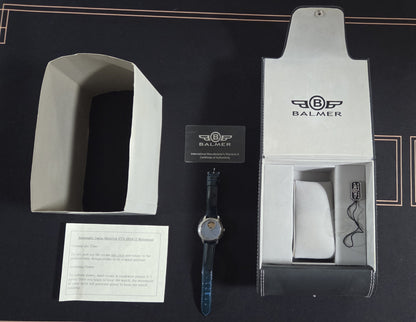 Balmer Special L/E Swiss Open Heart Diamond Watch Blue Dial w/ box POS Nerds