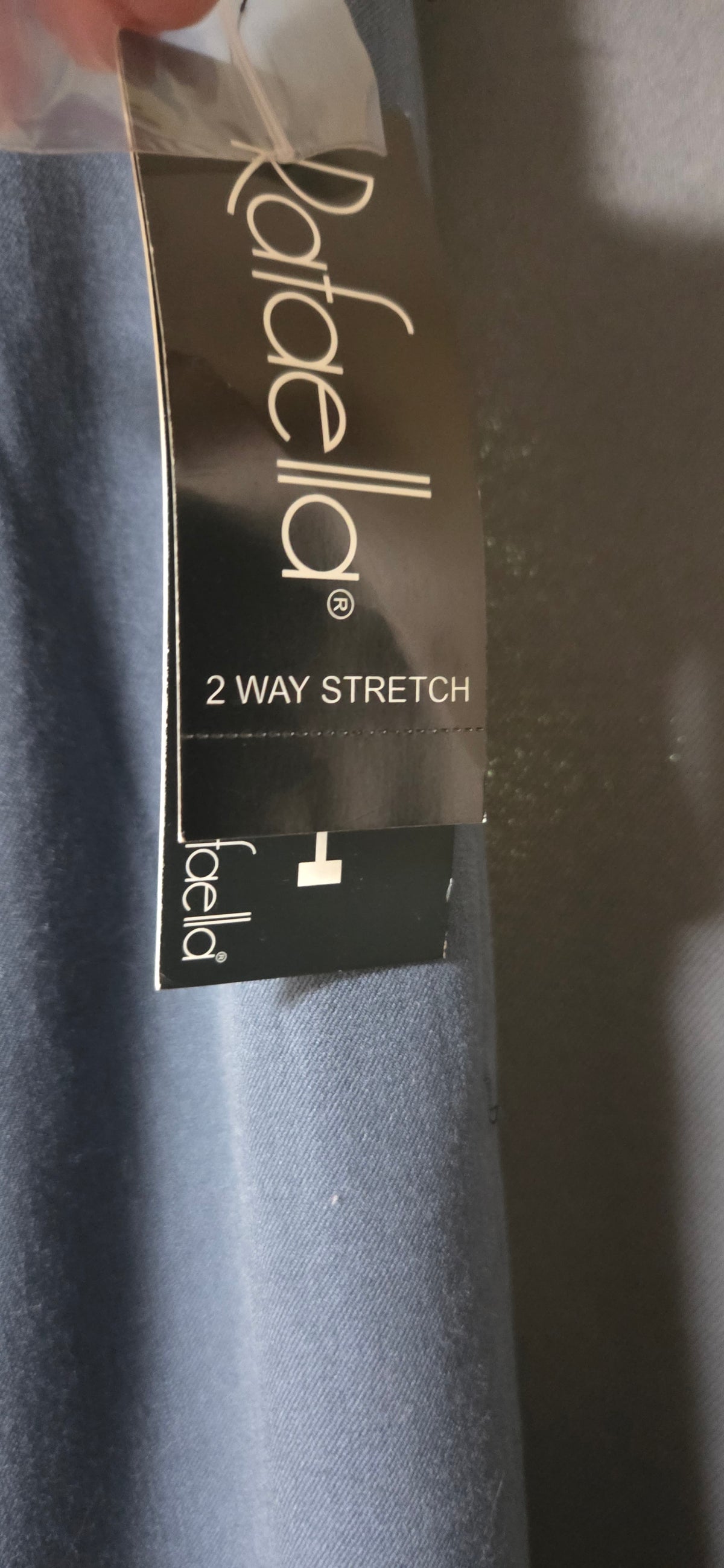 Rafaella Slate Blue 2-Way Stretch Gabardine Dress Pants Women- Size 8 POS Nerds