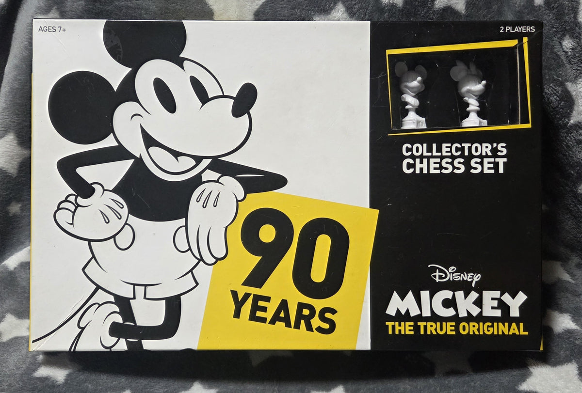 Disney Mickey Mouse The True Original Collector's Chess Set 90th Anniversary POS Nerds