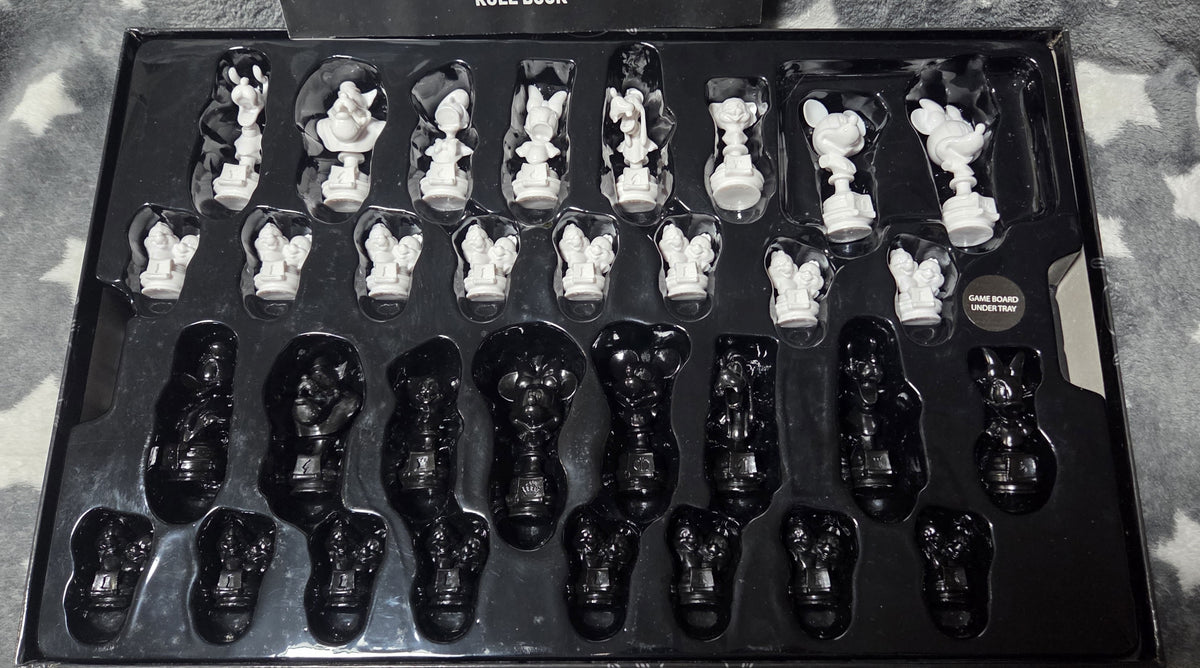 Disney Mickey Mouse The True Original Collector's Chess Set 90th Anniversary POS Nerds