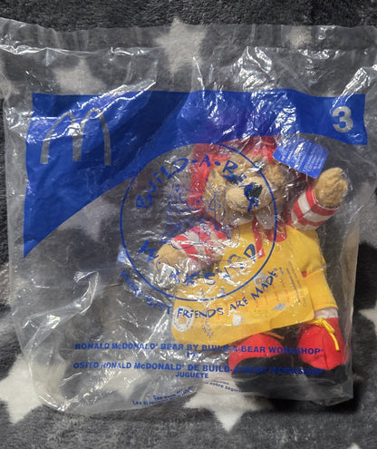 Build-A-Bear Workshop Ronald McDonald Bear- Brand New Sealed in Original Bag POS Nerds