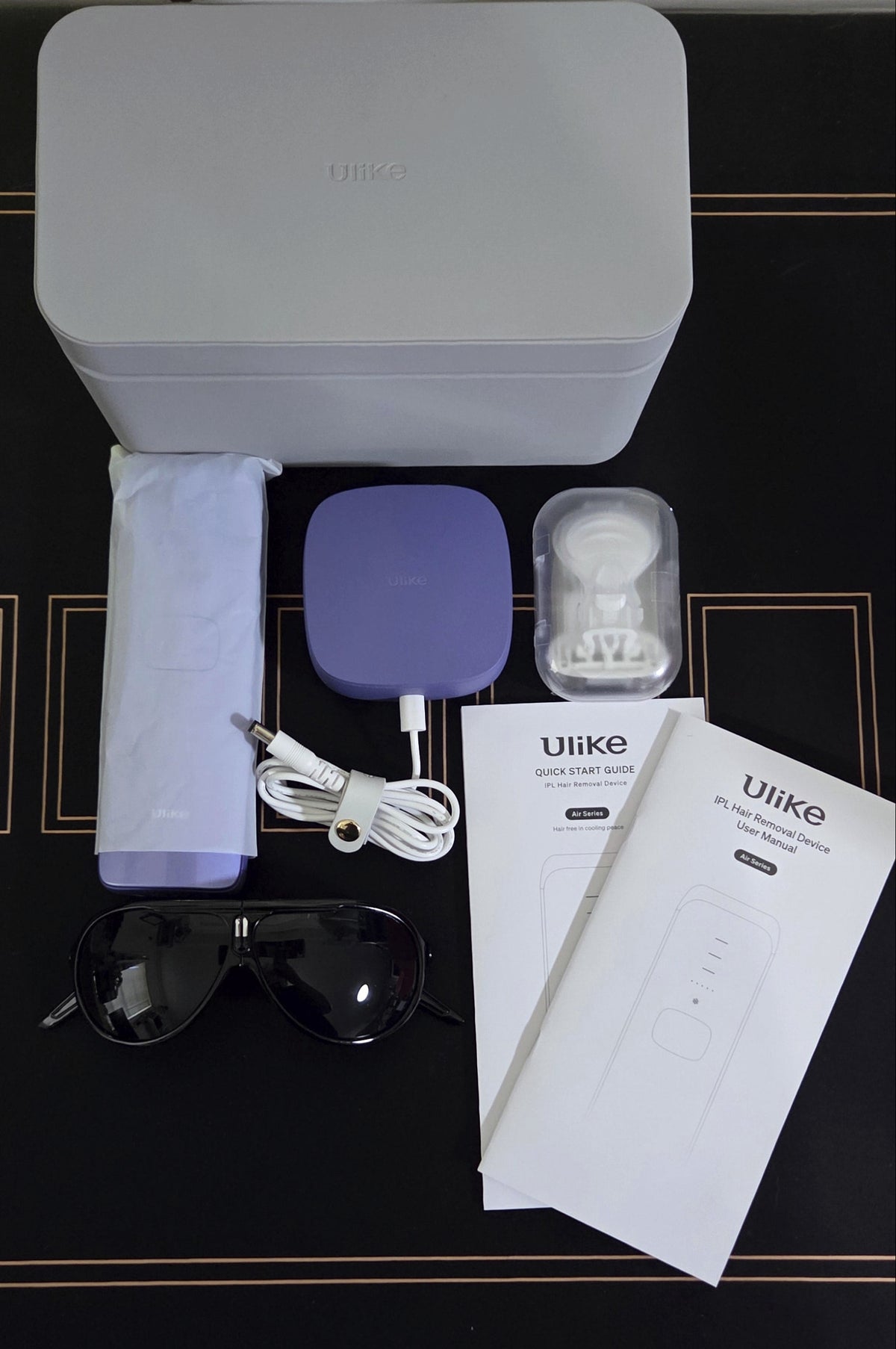 Ulike Air 3 IPL Hair Removal Device UI06 PR Purple Complete Kit- Tested POS Nerds