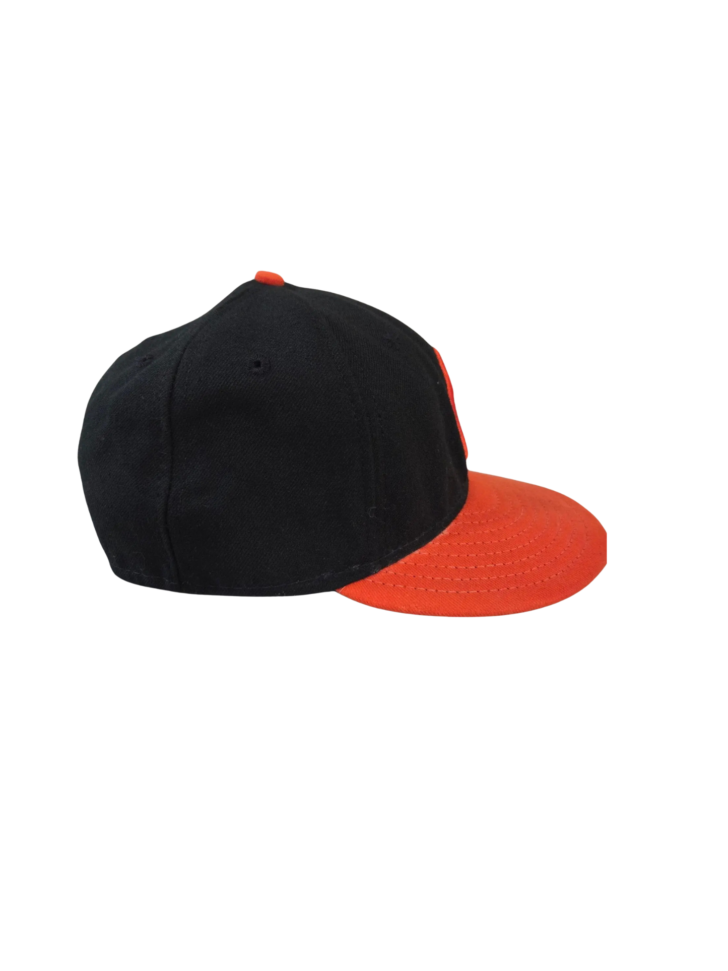 New Era 59FIFTY Baltimore Orioles Fitted Hat - Size 7 3/8 - Black/Orange MLB