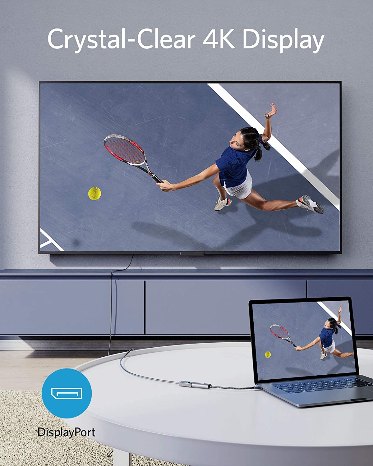 Anker <b>PowerExpand</b> USB-C to DisplayPort Adapter Anker