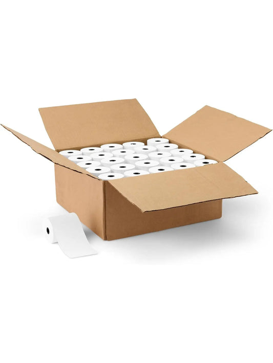 3 1/8" x 230' Thermal Paper Receipt Rolls (50 Rolls) POS Nerds