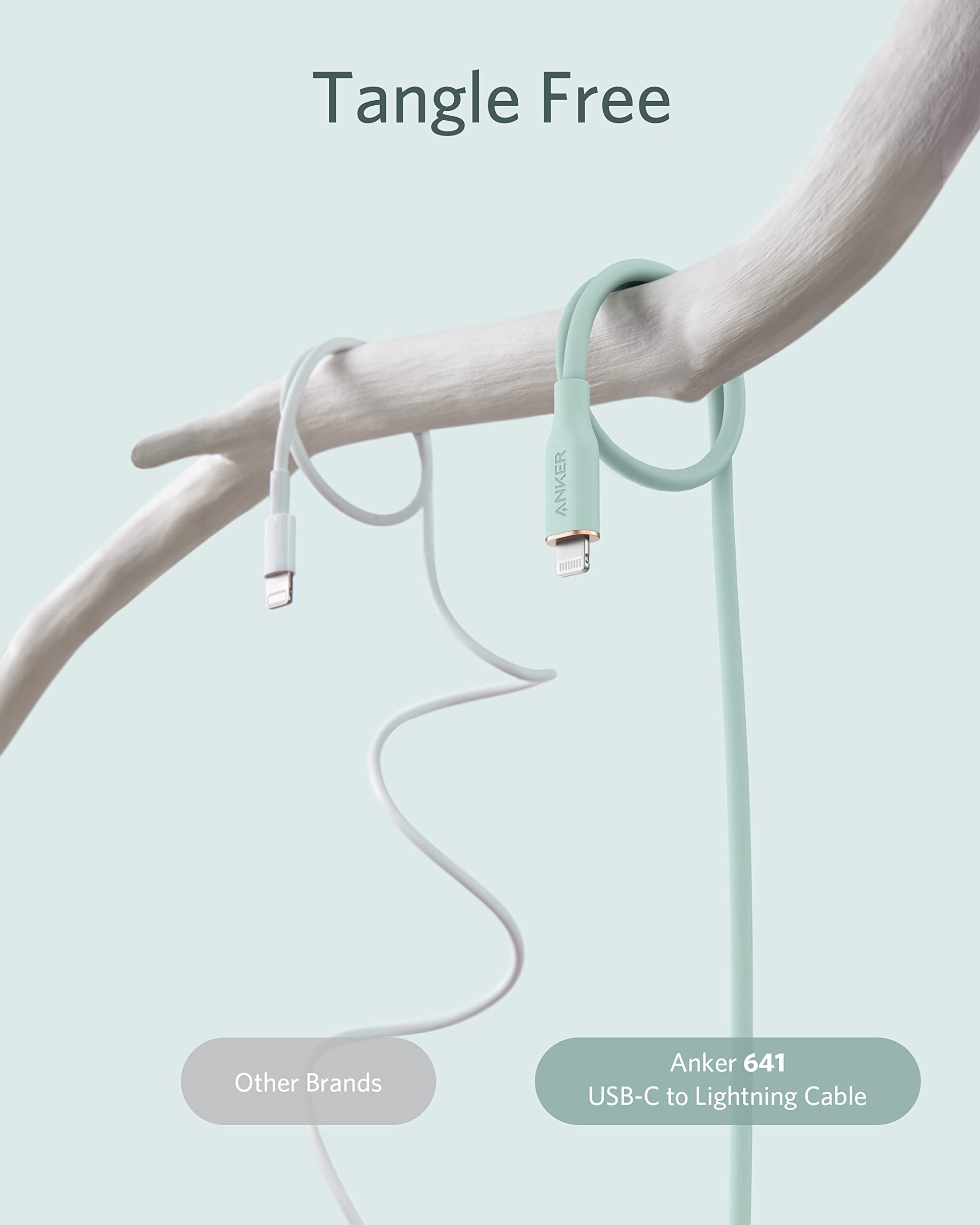 Anker <b>641</b> USB-C to Lightning Cable (Flow, Silicone) Anker